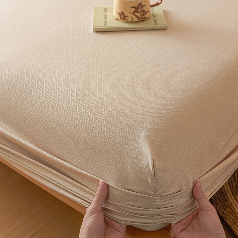 Double BedSheet Couple Elastic Mattresses Cover Microfiber Ultra-Soft Hotel Luxury Queen King 1pc Fitted Sheet or 2pc Pillowcase