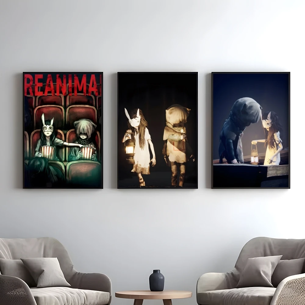 Video Game R-reanimal Poster Elegant And Affordable Wall Art Stickers For Dormitory Living Room And Bedroom Spaces