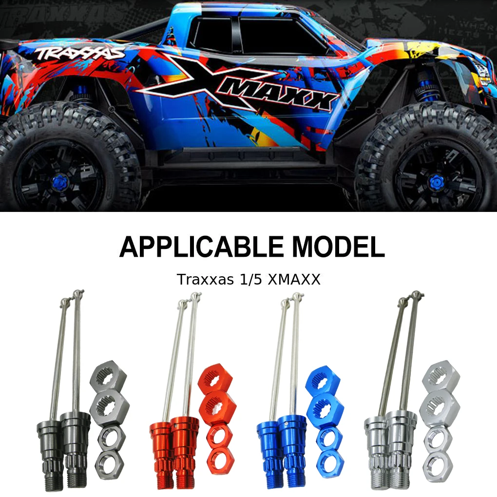 RCGOFOLLOW Aluminum Alloy Universal Drive Joint RC Upgrade Part Rc Universal Drive Joint For 1/5 XMAXX RC Car Part