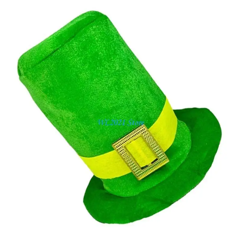 قبعة مهرجان G5GC Clovers قبعة خضراء مريحة للمناسبات الثقافية وأغطية الرأس للحفلات