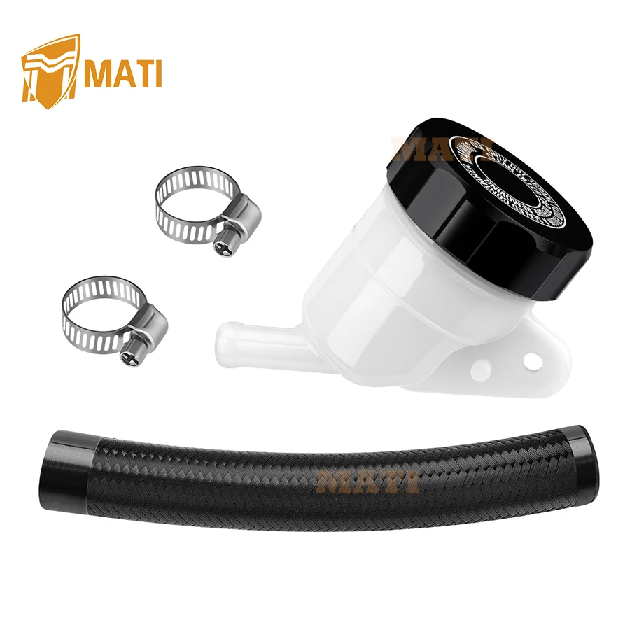 

M MATI Rear Brake Master Cylinder Oil Cup & Hose For Honda Gold Wing 1200 GL1200 1984-1987 43511-MA6-006 43512-MG9-000