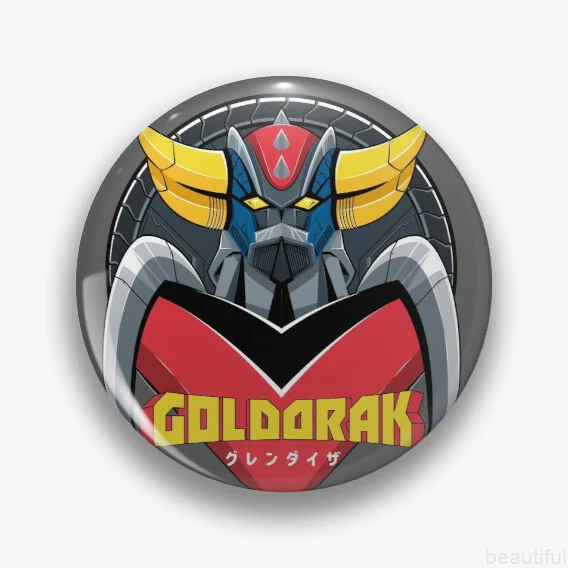 Goldorak brooches cute manga Collar  Clothes  custom cute pins for backpacks Brooch  brooches Collar  cute custom