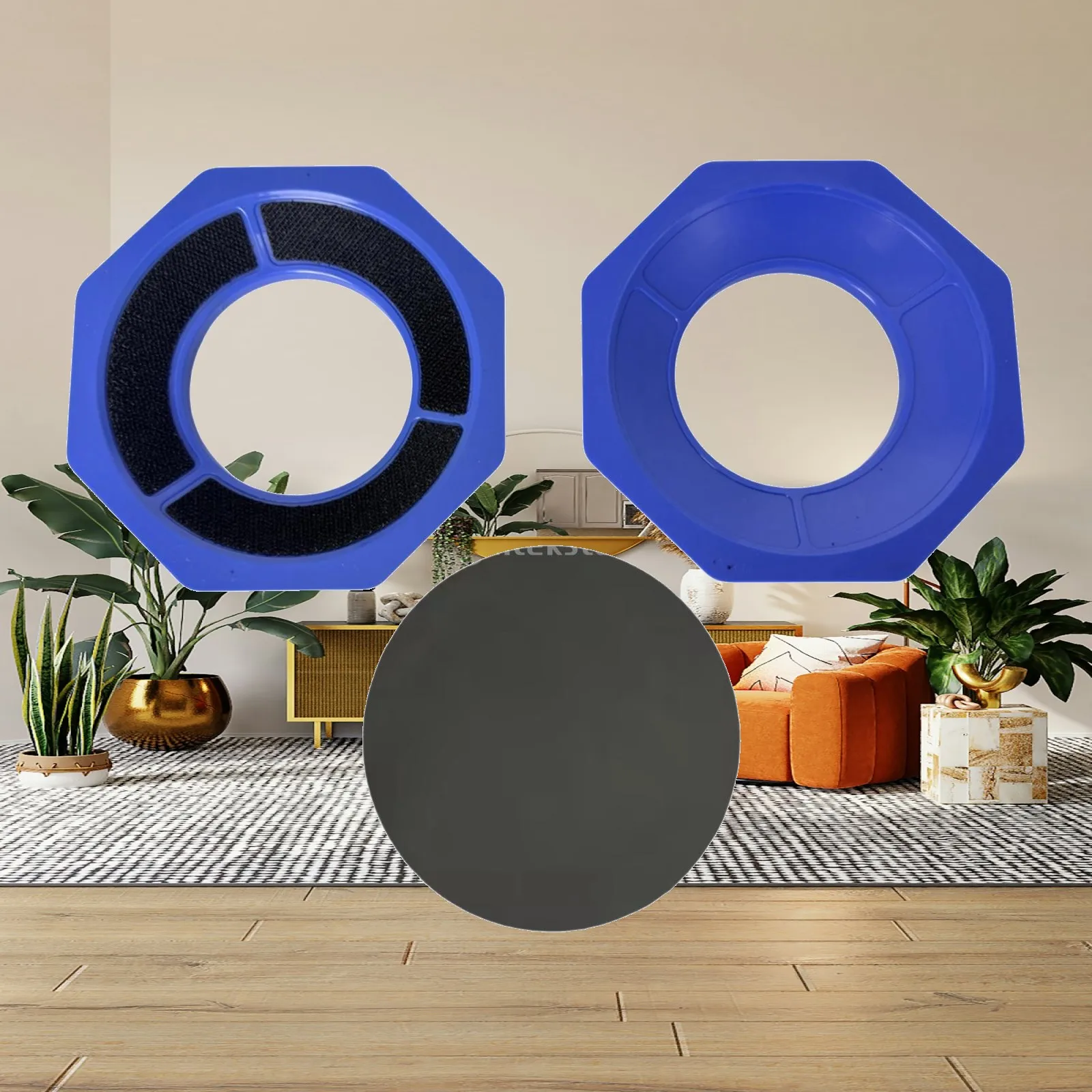 

Versatile Ball Cup Organizer Hexagonal Plastic Stand Polishing Accessories for Bowling Ball Maintenance Station