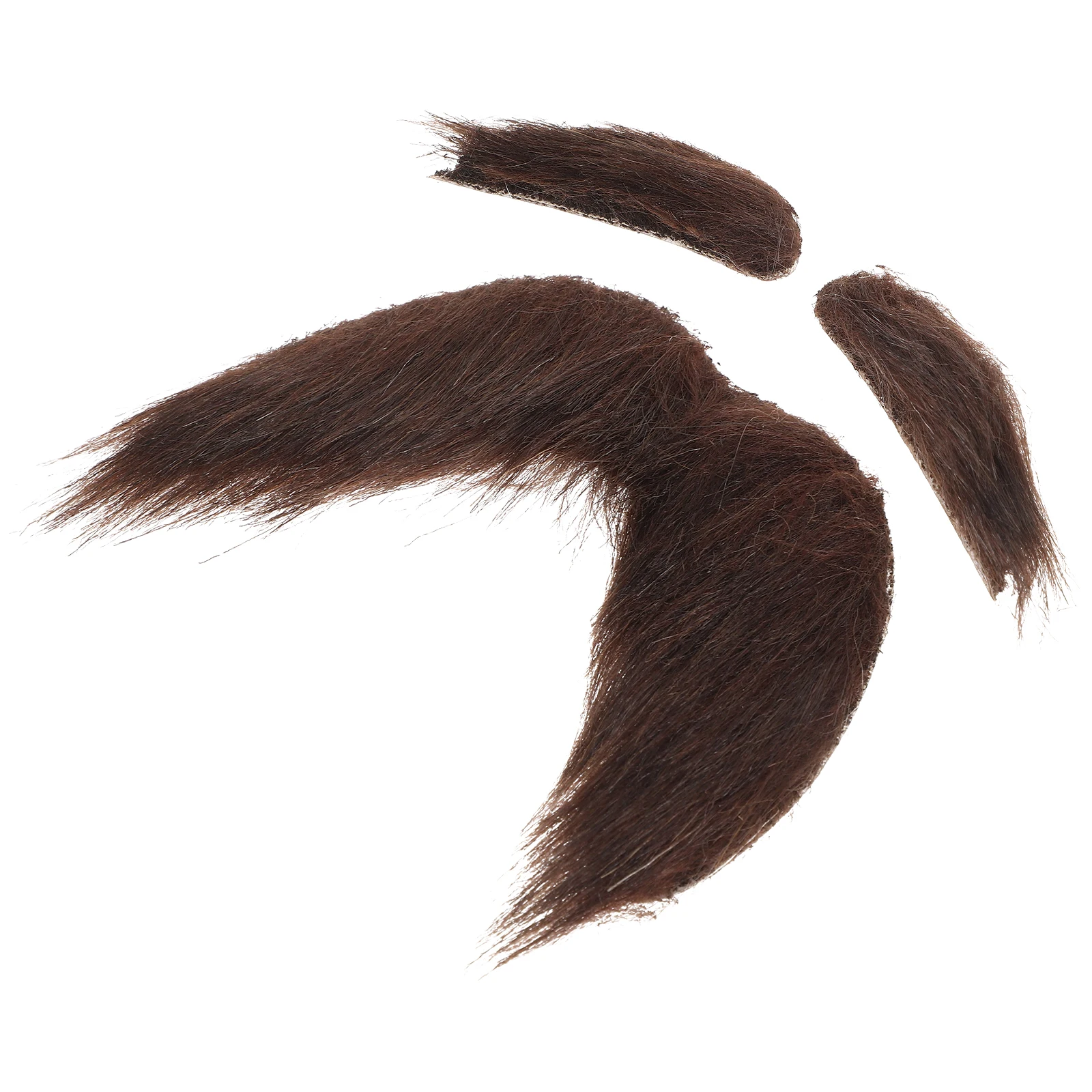 

Self Adhesive Beard Eyebrows Fake Mustache Black 1 Pair OPP Packaged Facial Hair Accessories For Halloween Cosplay Save Time