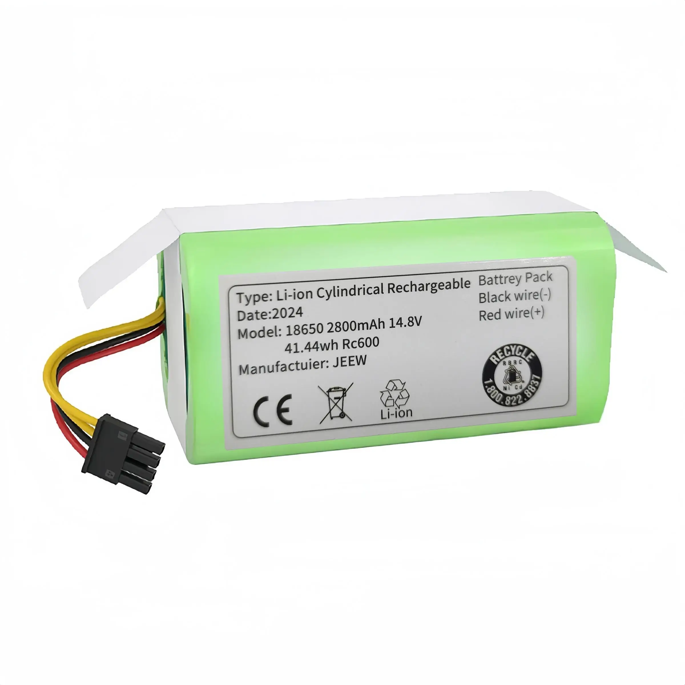 4S1P,18650 14.4V 6800mAh Li-lon battery for Cecotec Conga 1290 1390 1490 1590 vacuum cleaner Genio deluxe 370 gutrend echo 520