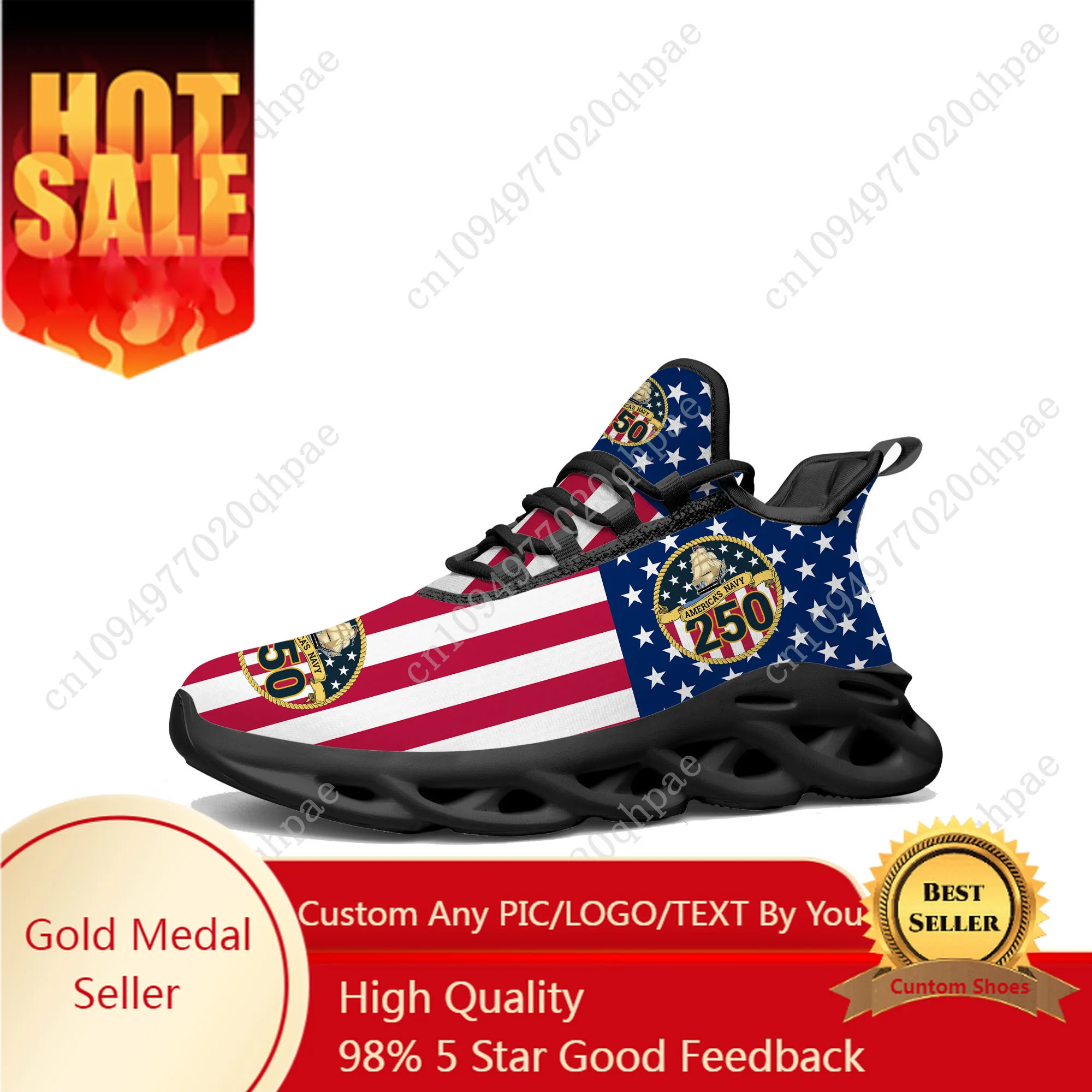 

250th Anniversary United States Flats Sneakers Mens Womens Sports Running Shoes Sneaker Lace Up Mesh Footwear Tailor-made Shoe