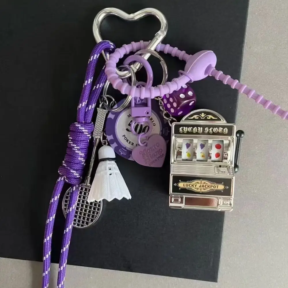 جديد الإبداعية حقيبة معلقة المفاتيح زوجين مشبك معدني الهاتف كيرينغ المنسوجة حبل مجوهرات اكسسوارات حقيبة الملحقات