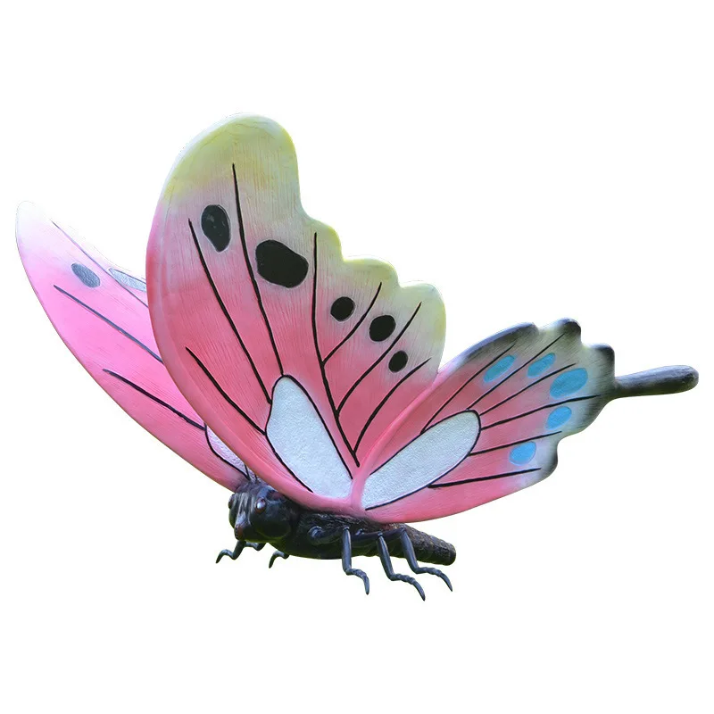 

Simulated luminous butterfly ornaments, outdoor garden landscape sculptures, animal parks, forest activities, night scene