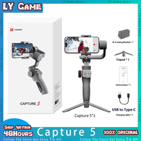 FUNSNAP Capture 5 3-Axis Stabilizer Gimbal LCD For Smartphone Live Vlog 450g Payload App Control AI Tracker For iPhone Custom