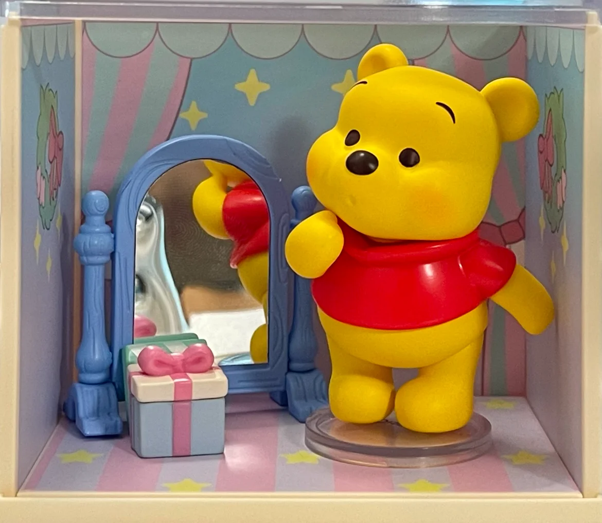 Original Disney Winnie The Pooh Home Moments Series Blind Box Piglet Eeyore Cute Figure Desktop Ornament Model Toy Birthday Gift view 4