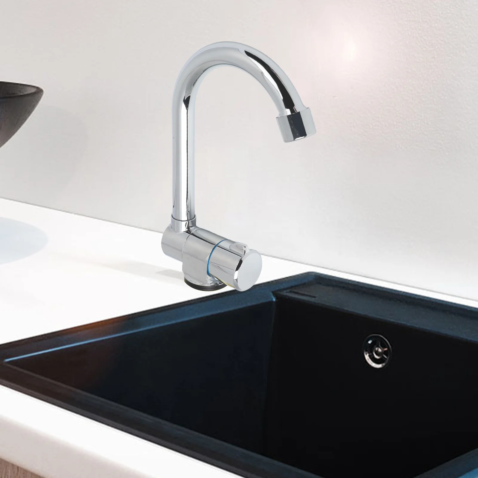 

Washing Dishes 360 Rotating Faucet Folding Kitchen Faucet Faucet Stainless Steel Faucet Rust-proof Easy Installation