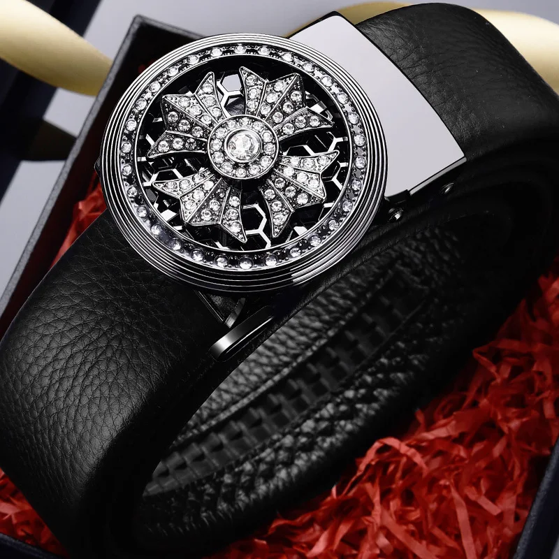 Cintura da uomo di marca di lusso Cinture famose di design aziendale in pelle di alta qualità per uomo Cintura jeans Cintura con fibbia in metallo maschile