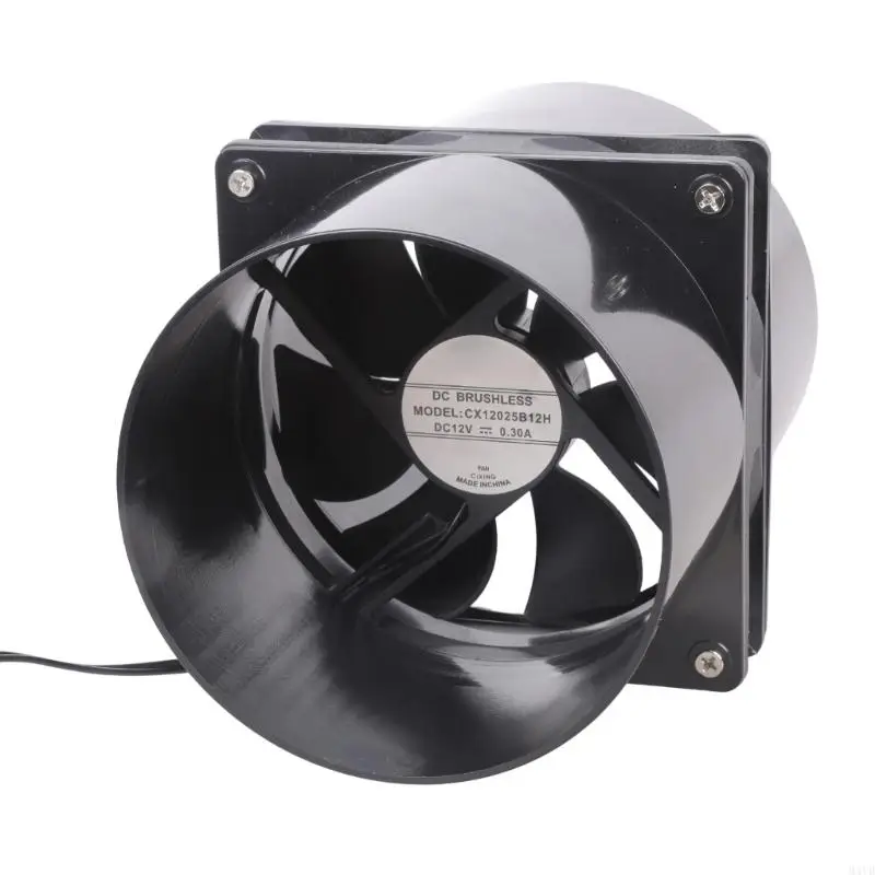 Quạt hút công suất cao 81CFM Vòng bi thủy lực 12CM dành cho nhà kính Nhà xưởng thú cưng M4YD