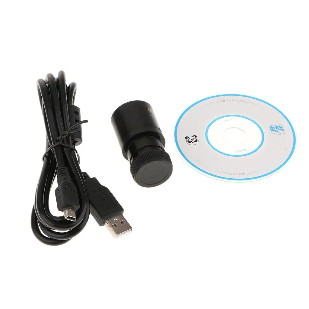 23.2mm Microscope Eyepiece Camera 2MP Electronic Digital Video CMOS Sensor for Biology Research and Learning