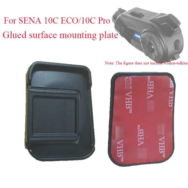 

For SENA 10C EVO/10C Pro Glued surface mounting plate Motorcycle Bluetooth helmet intercom accessories stand