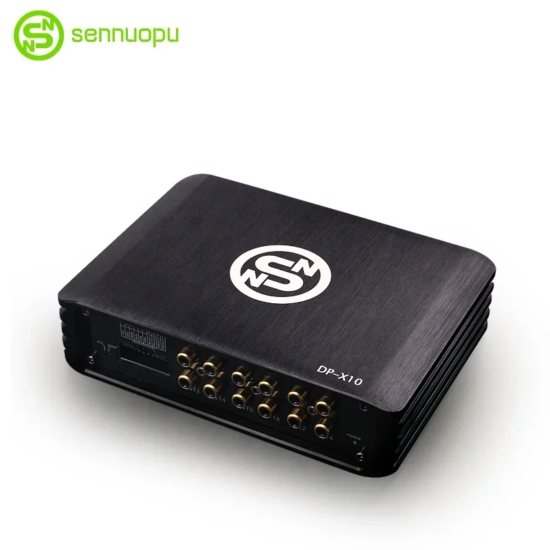 Sennuopu Car Power Amplifiers Audio DSP Car Amplifier 4 Channel with 8 Channel DSP Processor