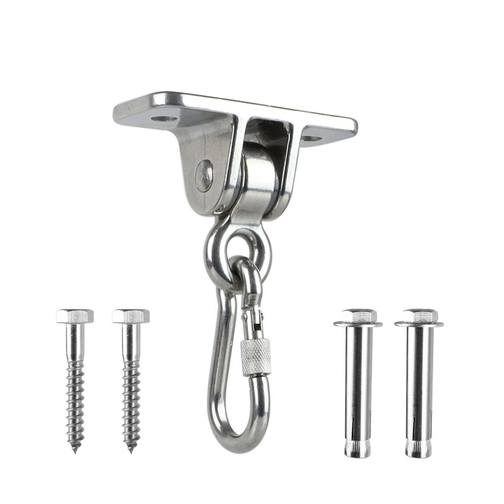 1PC Heavy Duty 850KG Stainless Steel Swing Hangers Swing Hook For Swing Hanging Kit Playground Hammock Chair Yoga Swing Mount