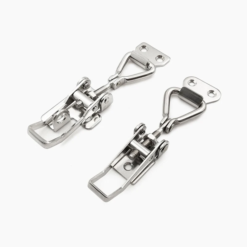 JY721 Toggle Latch Catch Toggle Clamp Adjustable Cabinet Box Lever Handle Lock Hasp  10pcs