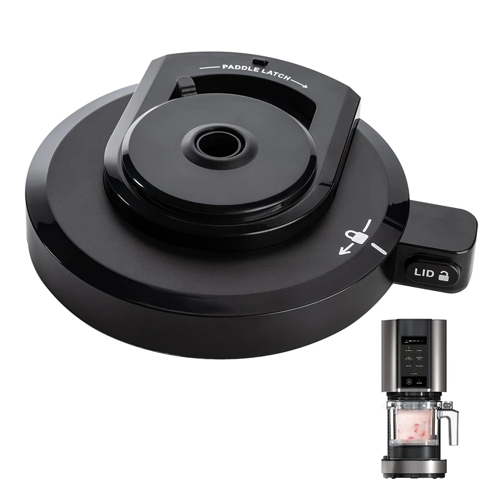Outer Bowl Lid for Ninja NC301 Ice Cream Maker Replacement Lid Compatible with NC299AMZ/NC301/NC300/NC201/NC101 Series