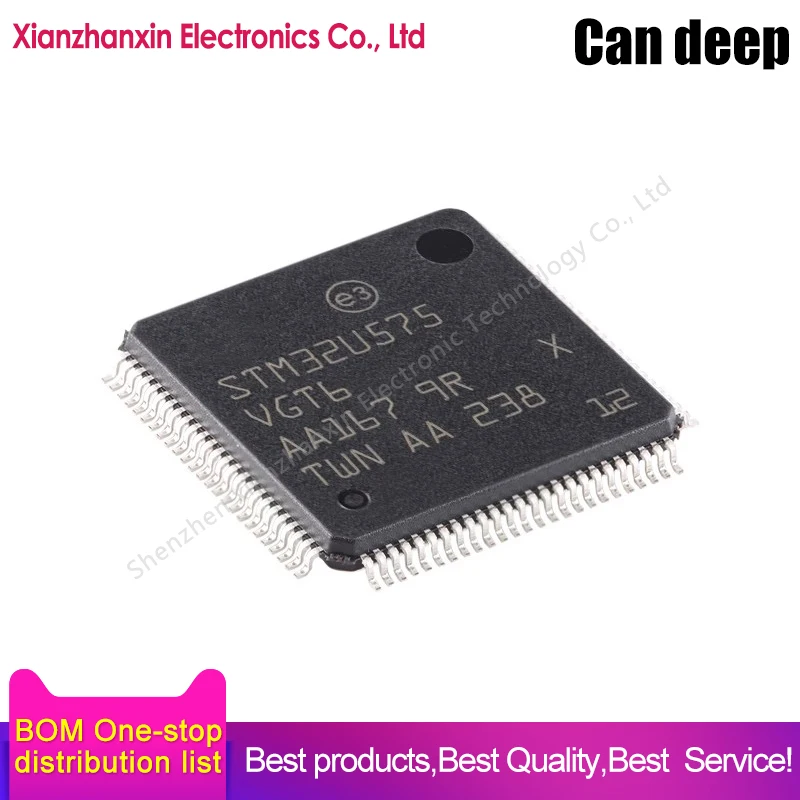 1pcs/lot STM32U575VGT6 STM32U575 575VGT6 LQFP100 Microcontroller chip