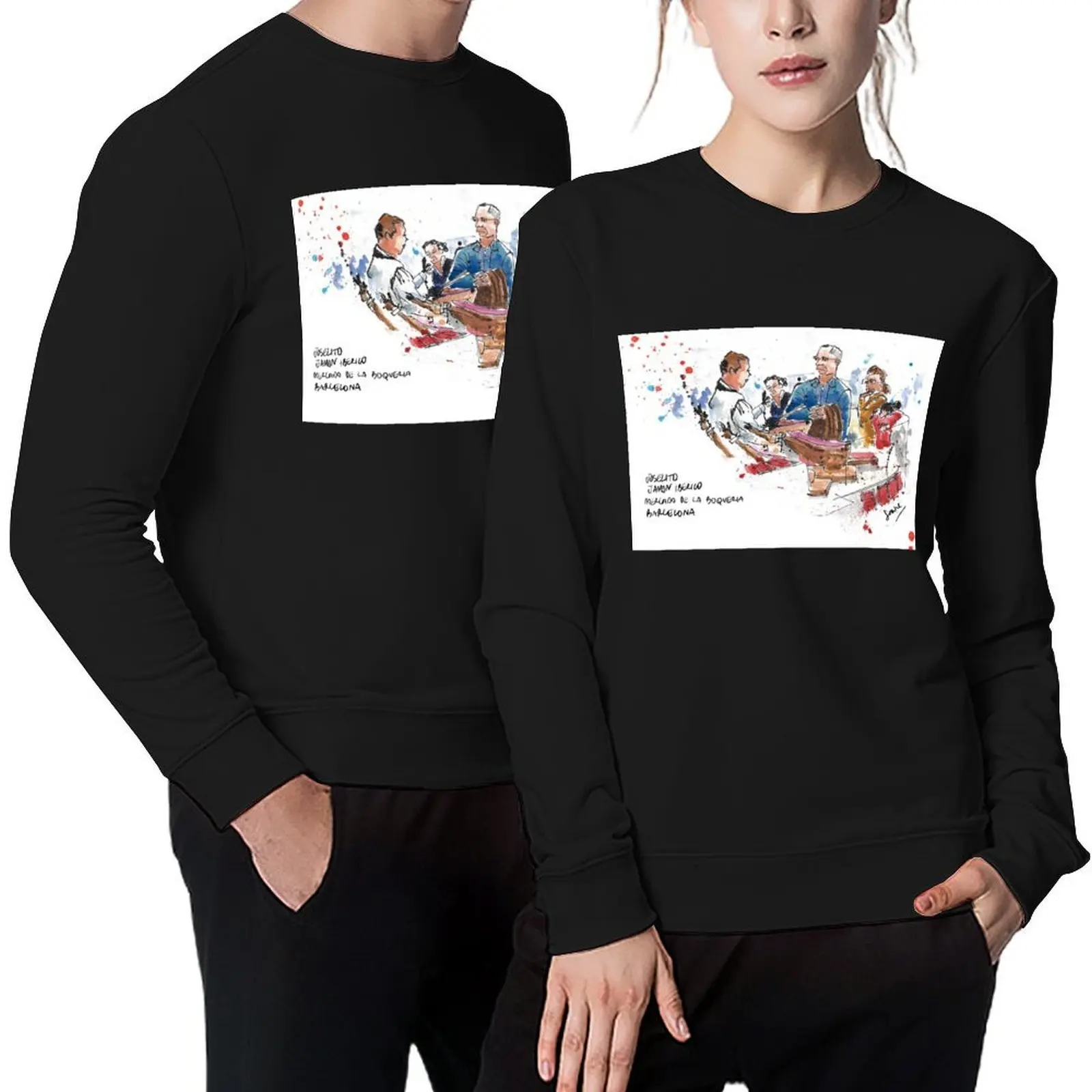 Joselito Jamon iberico pulóver ropa de anime ropa de hombre ropa de anime chaqueta de otoño hombres sudadera