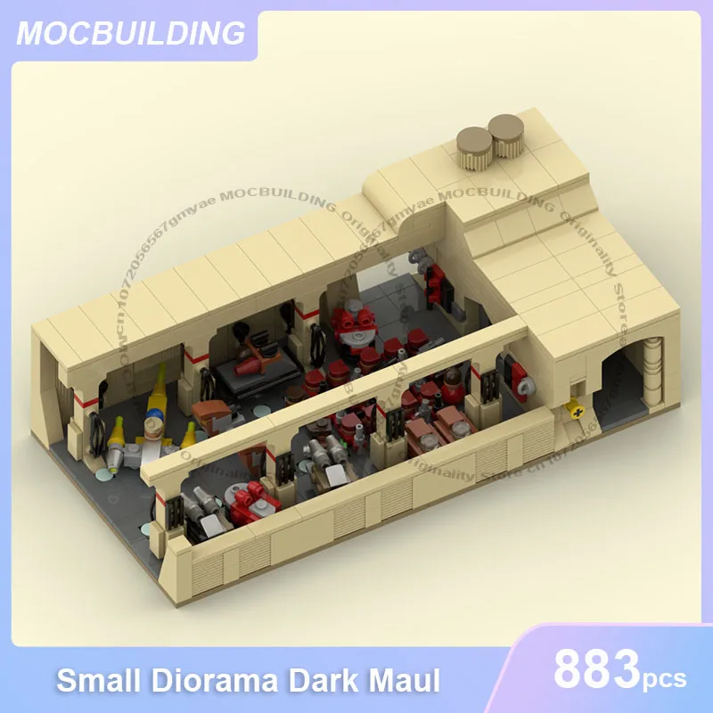 

Small Diorama Dark Maul Model MOC Building Blocks DIY Assemble Bricks Space Architecture Display Creative Toys Gifts 883PCS