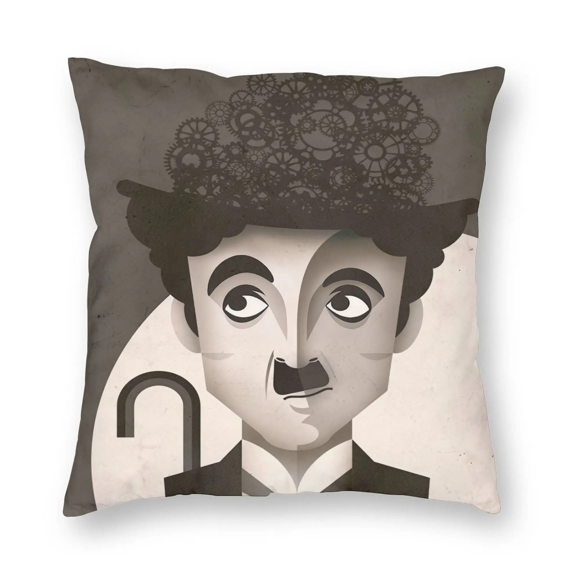 Celebrity C-Charlie C-Chaplin Pillow Case  Comfy Pillow Cover Vintage Cushion Cover For Sofa Bedroom Home Decor