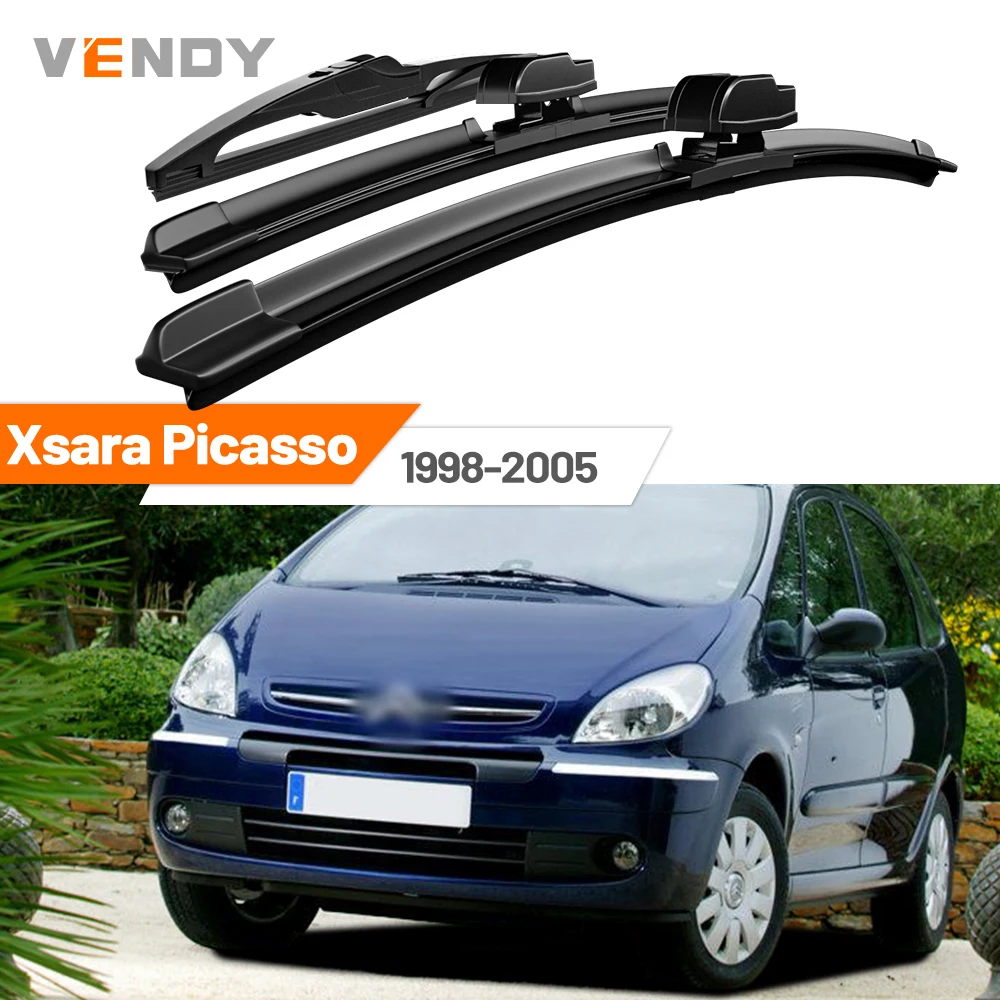 Für Citroen Xsara Picasso 1998-2005 2001 2002 2003 2004 Vordere & Hintere Scheibenwischerblätter Windschutzscheibenwischer-Set Zubehör