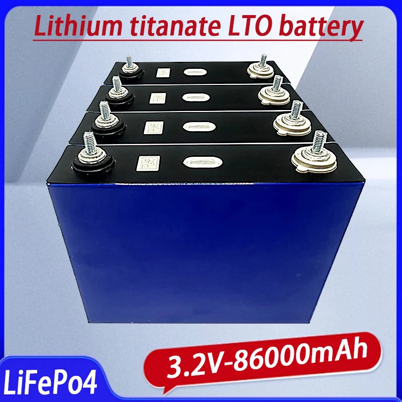 1PCS Lifepo4 3.2V 86Ah Grade  A Battery Cell for DIY 12V 24V Forklift  Electric RV Golf Car Outdoor Solar Energy Rechargeable