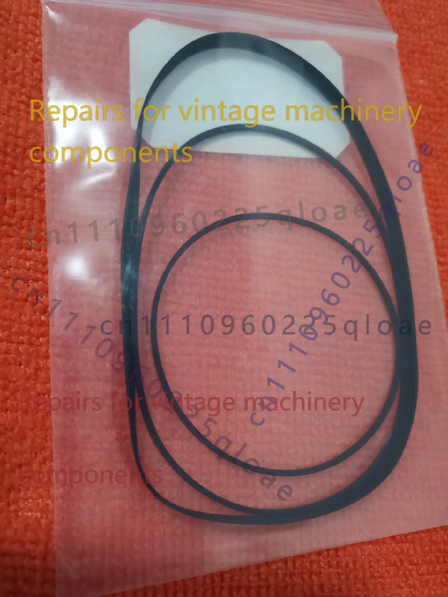 3Pcs Brand New  Belt Kit  For Sharp GF-9191 GF-9292 GF-9393 GF-9494 Boombox Cassette Recorder Mechanism Refurb Spare Parts