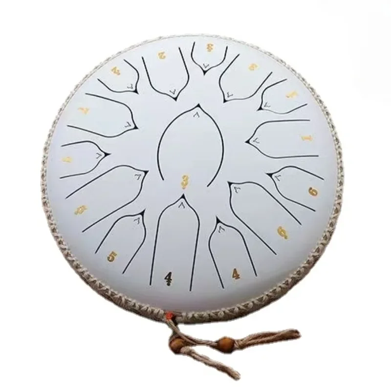 Small 6 Inch 8 Note Tongue Drum Beginner Professional Percussion Instruments Accessories Portable Music Instrument Tongue Drums