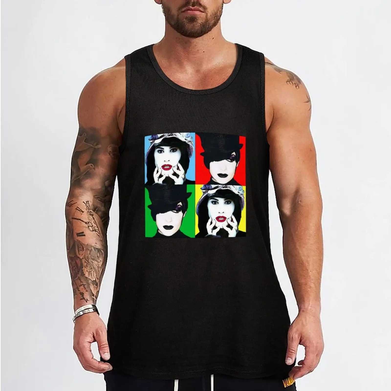 Shakespears Sister - PopArt Tank Top T-shirt sports bodybuilding t shirt Men's t shirt sports clothes for men