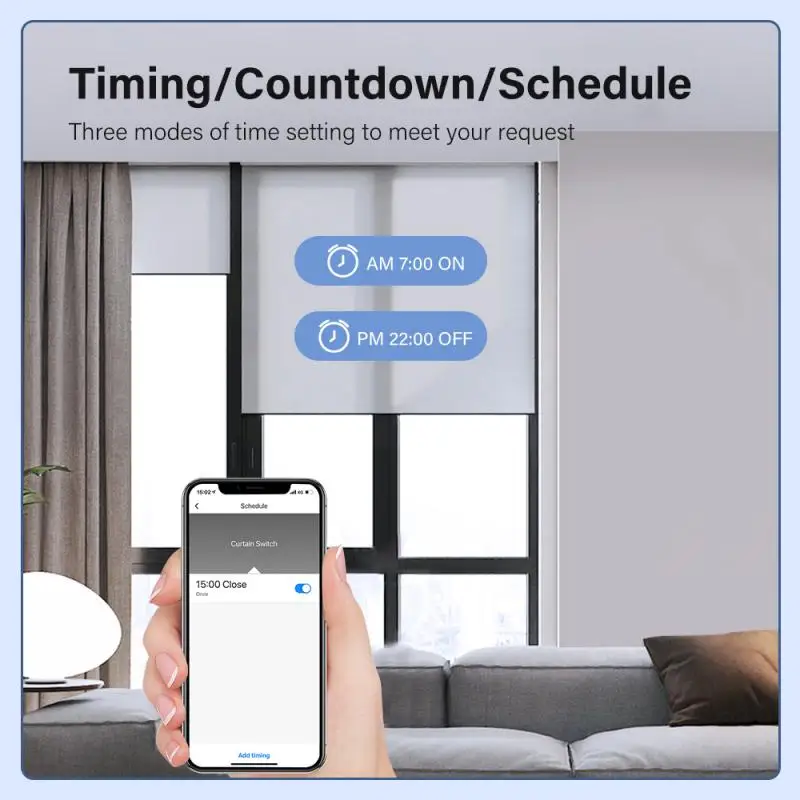 WiFi Blinds Curtain Switch App Remote Control For Electric Roller Shutter Sunscreen Tuya Smart Life Google Home Alexa Smart Home