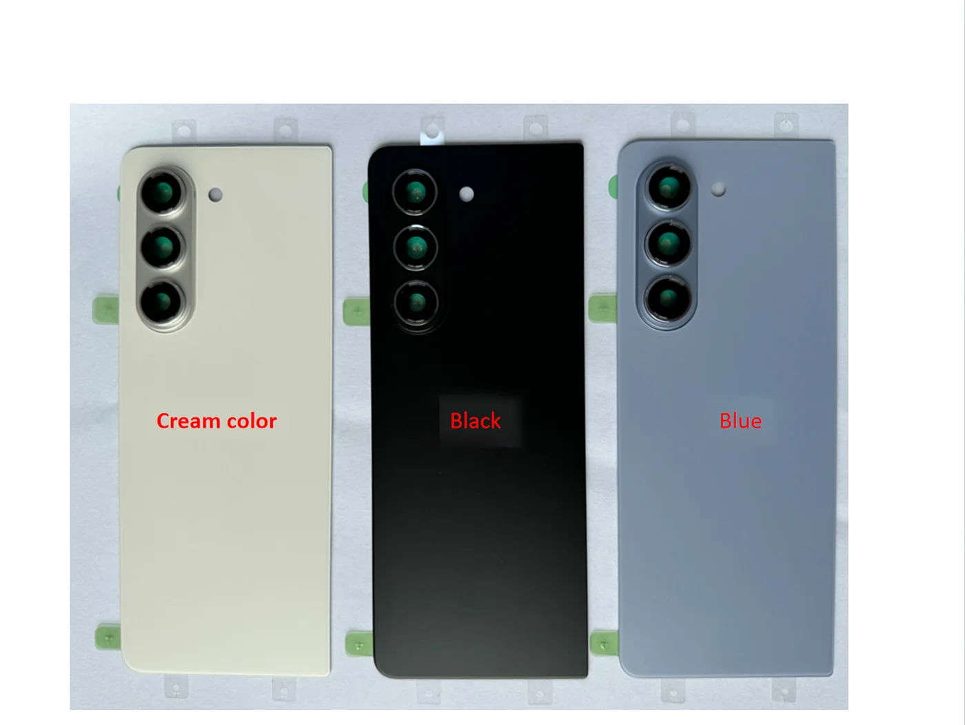 

Для Samsung Galaxy Z Fold5 задняя крышка аккумулятора, стеклянная задняя крышка корпуса, сменный чехол с объективом камеры для GalaxyZ Fold5