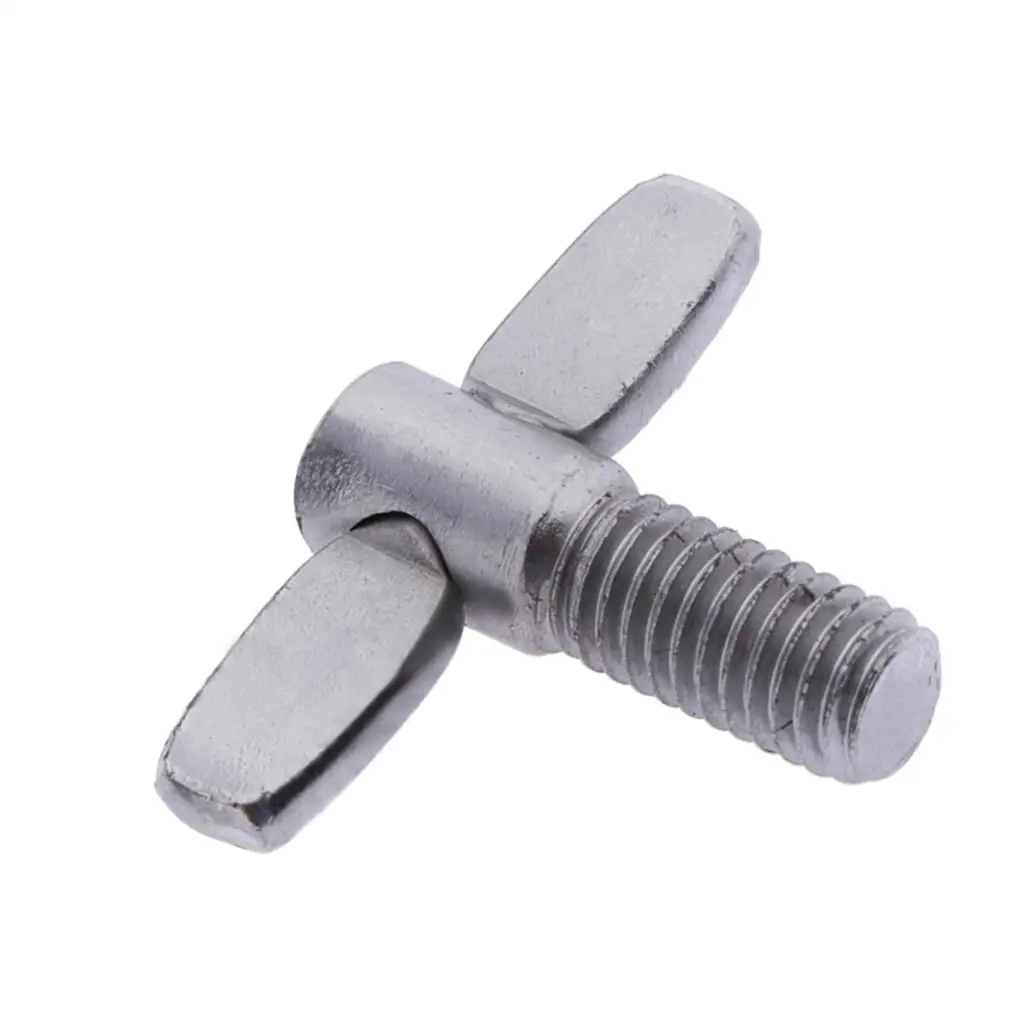 Drum Cymbal Stand Knob Wing M6 Nut Screw for Musical Percussion Instrument.