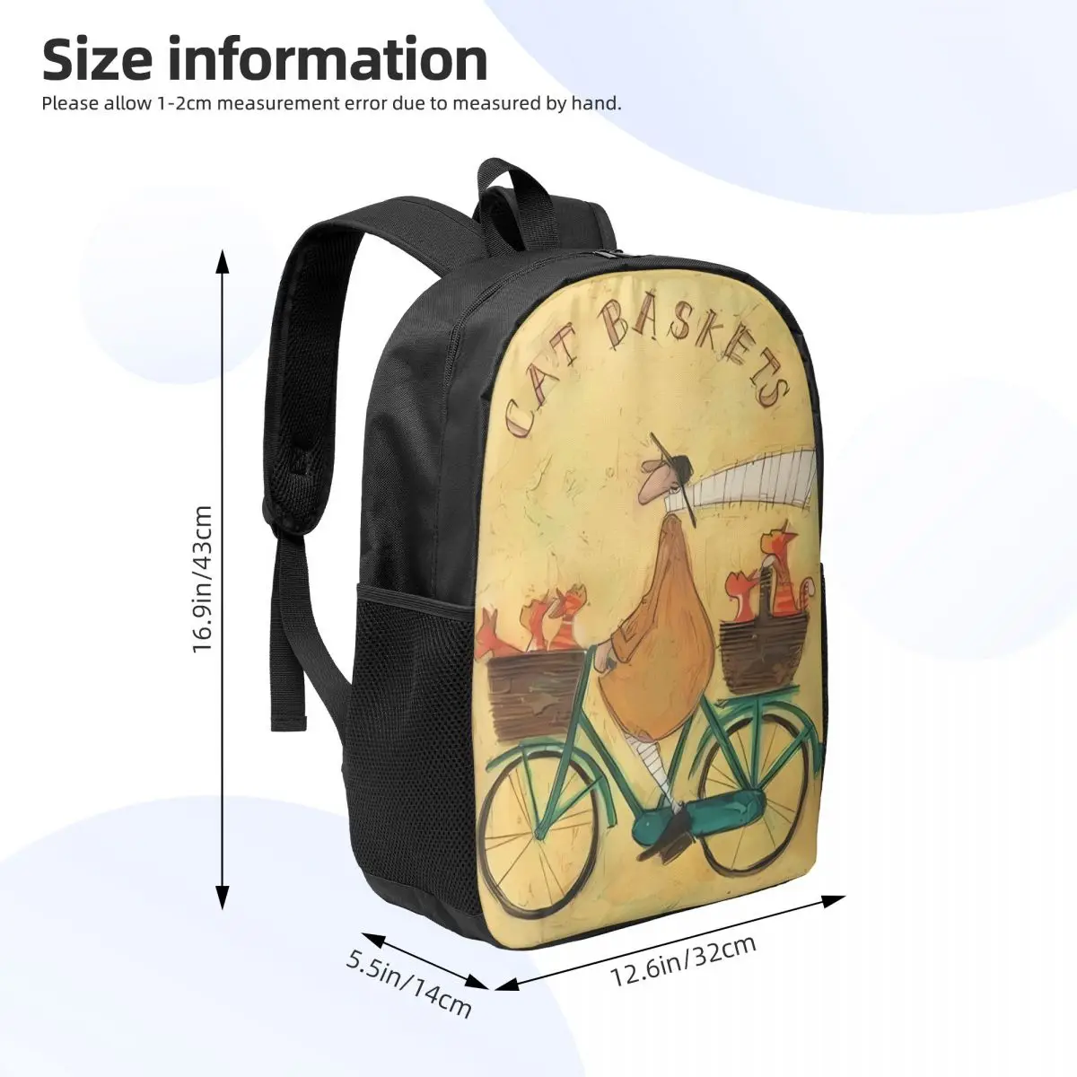 Sam 17-Inch Student Backpack - Comfortable and Practical Backpack for Daily Use, School, and Travel