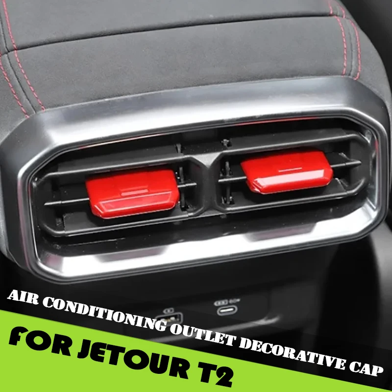 

Car Air Conditioning Outlet Decorative Cap Cover Fit for Jetour Traveller T2 2023 2024 2025 Center Console Car Accessories