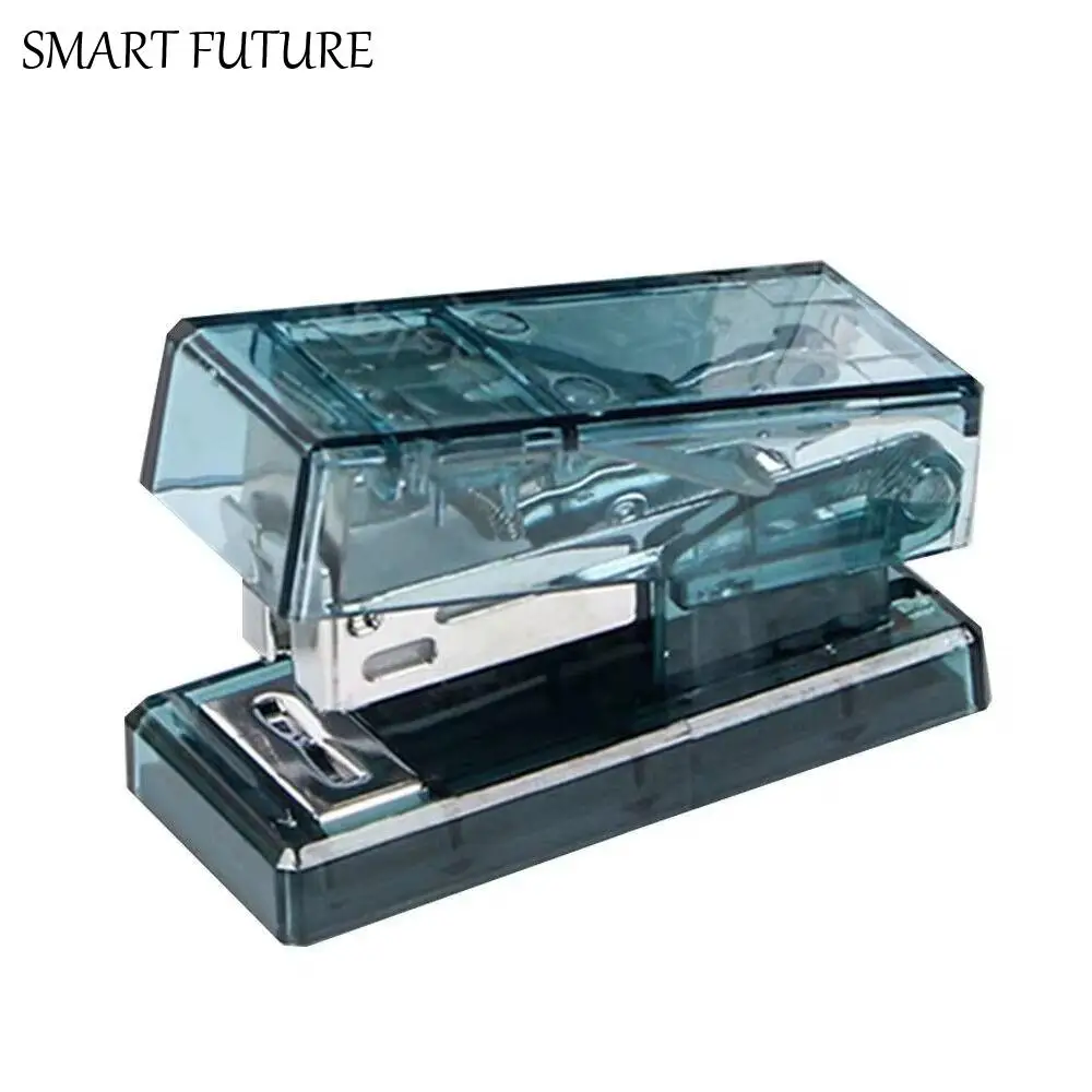 Mini Mini Stapler Transparent with 1000 Staples Office Binding Tools Effortless Portable Paper Binder Set Stationery