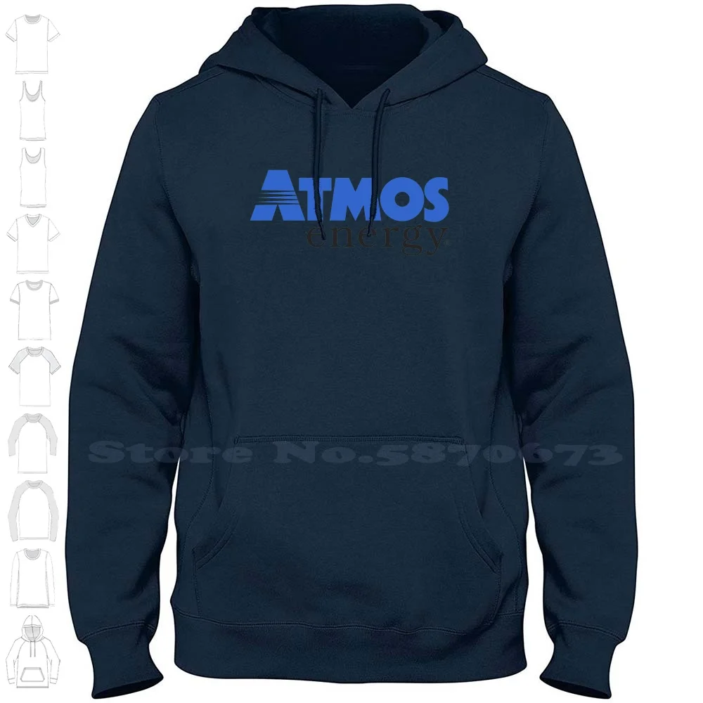 

Atmos Energy Logo Unisex Clothing 100% Cotton Sweatshirt Printed Brand Logo Graphic Hoodie