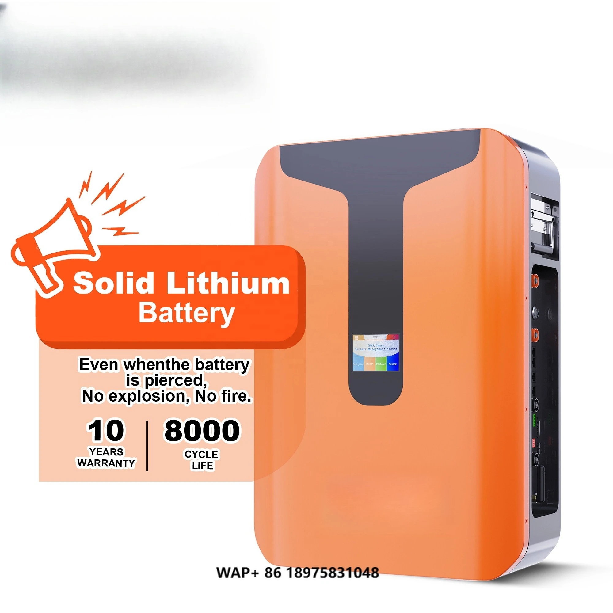 

Power Wall 48V Lithium Ion Battery 100ah 200ah 10Kwh Lifepo4 Solar Home Battery Solar Energy Storage Battery