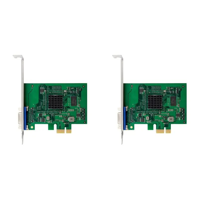 

Изысканная видеокарта 2X ST425 Pcie X1 AST2400 2K VGA 1920 X1200 32Bpp при 60 Гц для Win10/Win 11 32/64 адаптер карты расширения PCIE