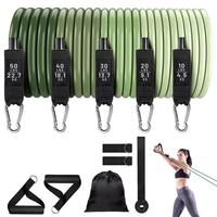 Fitness Bands Set 11pcs Pull Up Resistance Bands Weight Bands For Working Out Body Stretching Elastic Bands For Home Gym