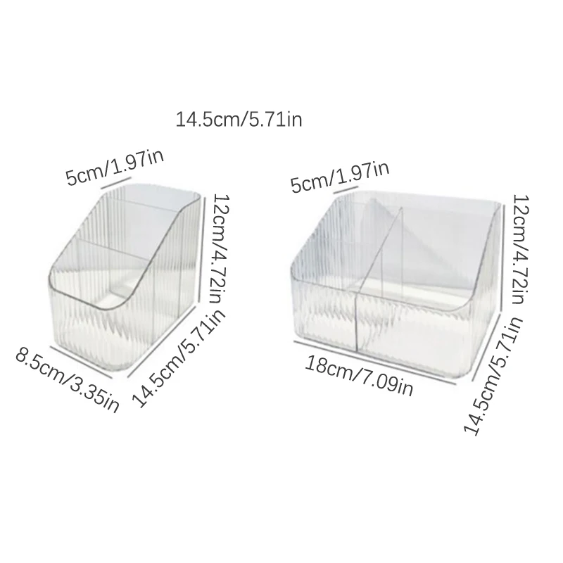 Plastic Transparent Makeup Display Rack Lipstick Remote Control Unit Stationery Brush Earphone Clutter Storage Box