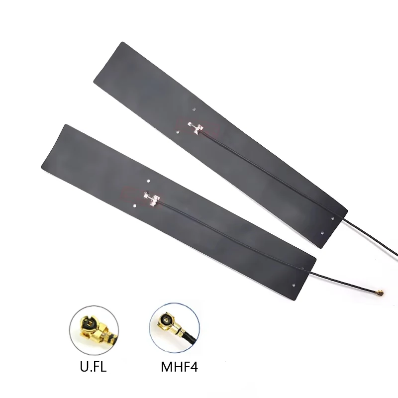 2pc GSM 2G 3G LTE 4G antenna FPC Flexible Full band internal high gain 10dbi U.FL MHF4 For SIM7600 EC25 EM06 EM20-G