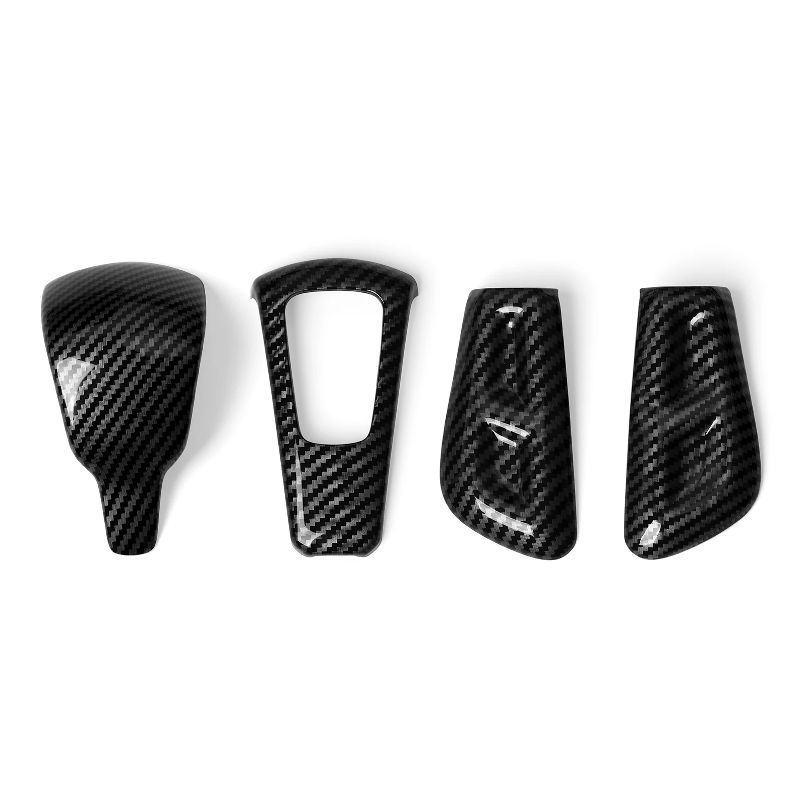 For Dodge RAM 1500 TRX 2019-2026 Car Center Gear Shift Knob Cover Carbon Fiber Interior Sticker ABS Trim Accessories view 2