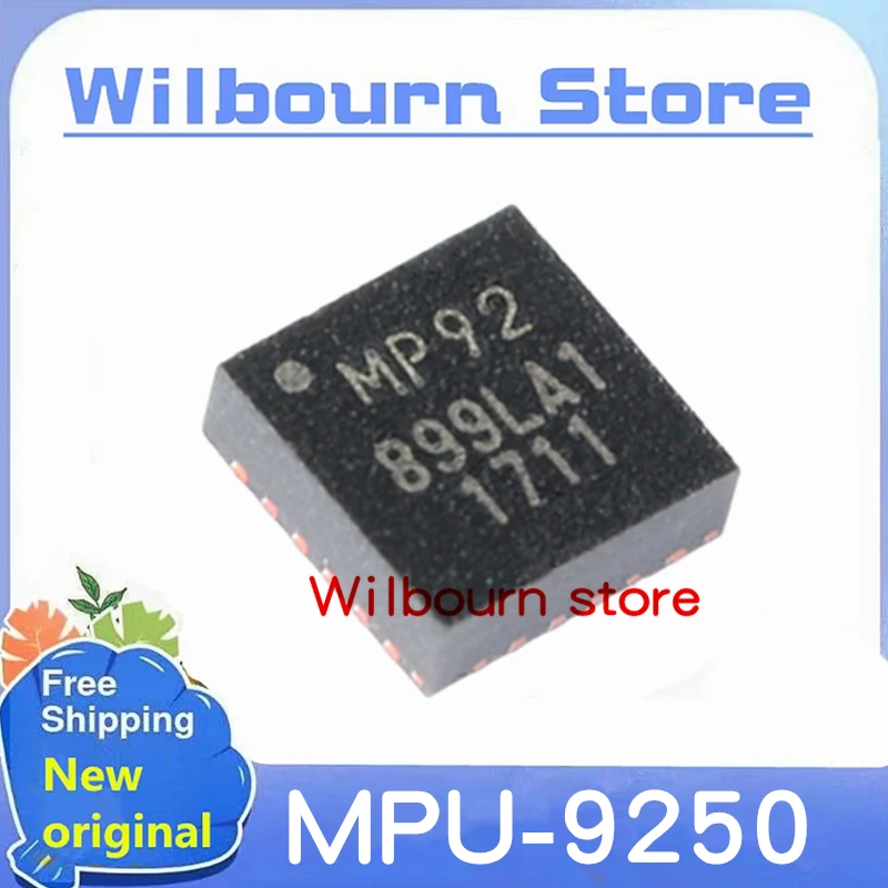 

10PCS/LOT MPU-9250 MPU9250 MP92 QFN-24 New original accelerometer gyro sensor