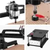 500W 스핀들이있는 CNC 4540 밀링 머신 CNC 40W 레이저 조각 기계 목재 PCB 알루미늄 스테인레스 스틸 용 3D 프린터 3