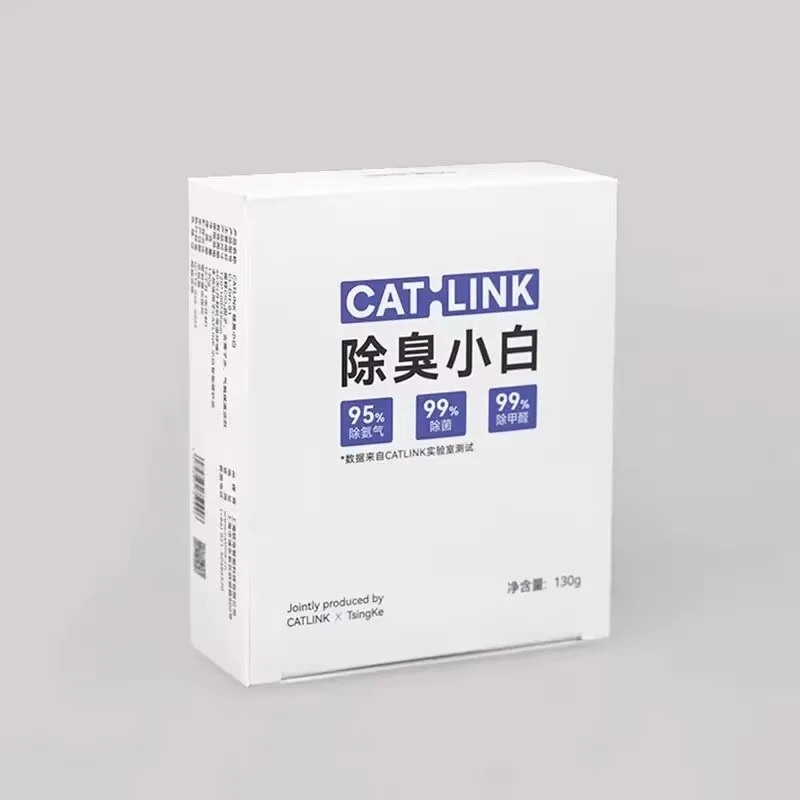 CATLINK-Gel de desodorización especial para gatos pequeños, accesorios de desodorización, blanco, adecuado para gatos pequeños, lavabo, bolsa de basura