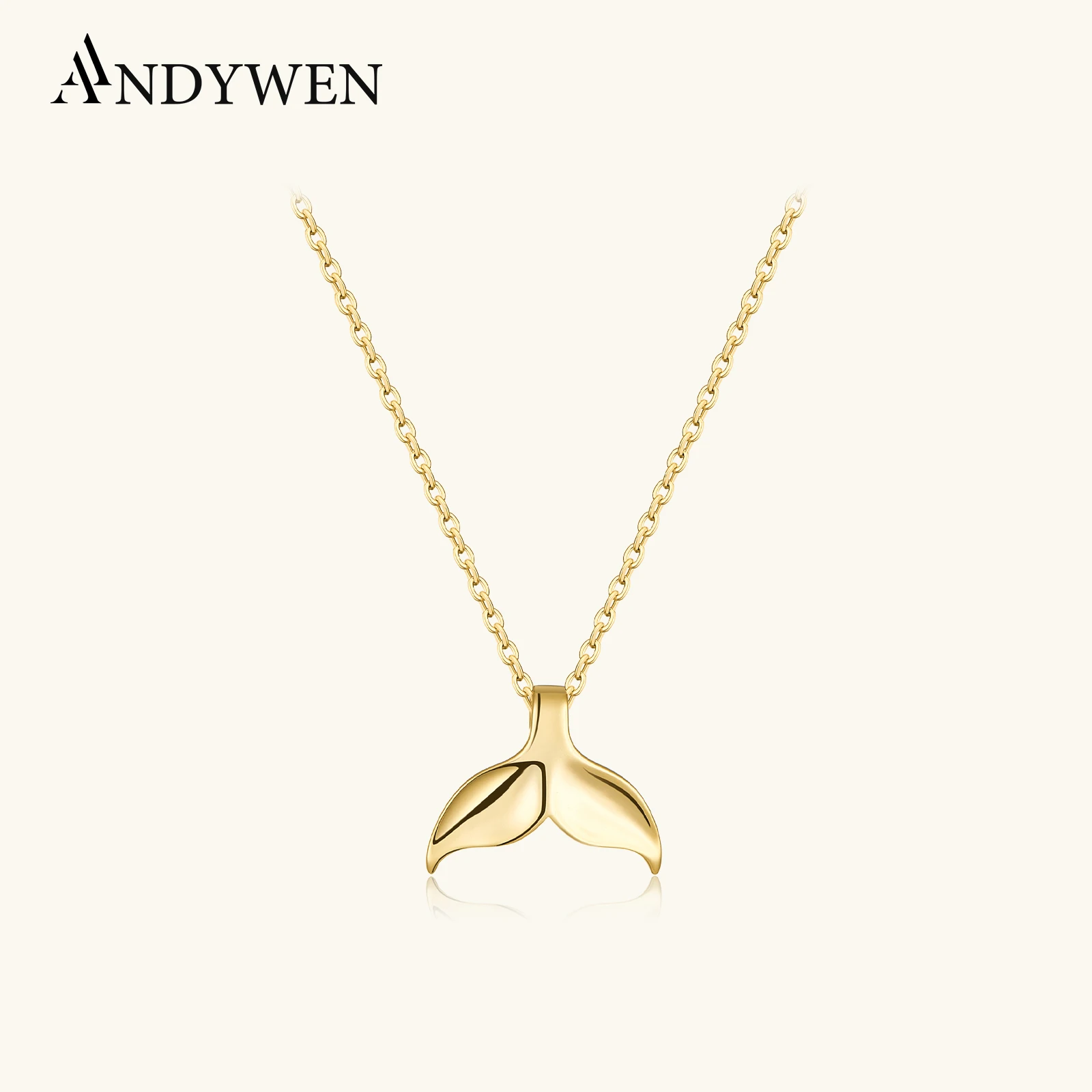 

Ожерелье с подвеской ANDYWEN из стерлингового серебра 925 пробы, длинная цепочка, модная Роскошная бижутерия, ювелирные изделия 2024, украшения на годовщину, свадьбу, вечеринку