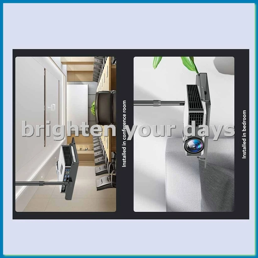

Projector Ceiling Mount Tray Wall Mount Bracket for Cameras & Projectors, Ideal for Video Conferencing & Home Office,C-VVNB